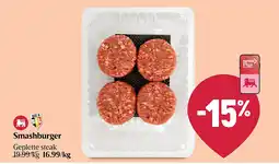 Delhaize Smashburger aanbieding