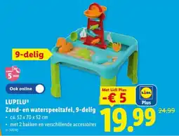 Lidl Zand- en waterspeeltafel, 9-delig aanbieding