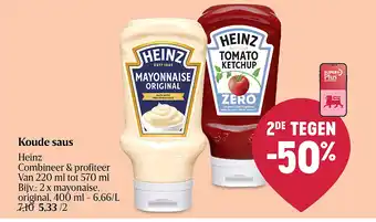 Delhaize Koude saus aanbieding