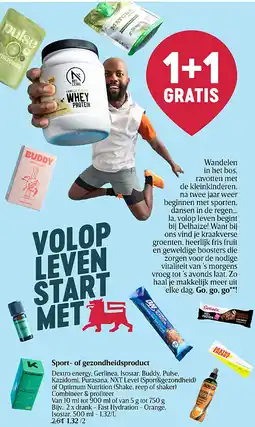 Delhaize Sport- of gezondheidsproduct aanbieding