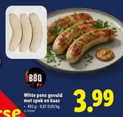 Lidl itte pens gevuld met spek en kaas aanbieding