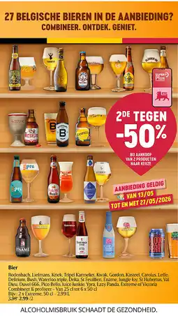 Delhaize Bier aanbieding