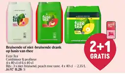 Delhaize Bruisende of niet-bruisende drank op basis van thee aanbieding