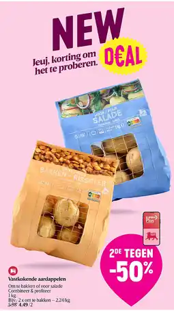 Delhaize Vastkokende aardappelen aanbieding