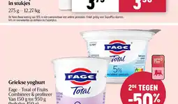 Delhaize Griekse yoghurt aanbieding