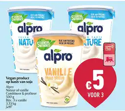 Delhaize Vegan product op basis van soja aanbieding