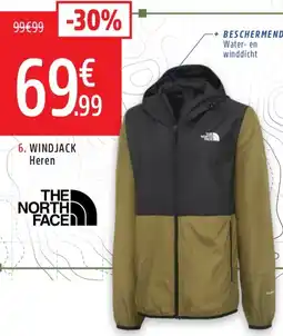 Intersport The north face Windjack Heren aanbieding