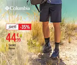 Intersport Columbia Short Heren aanbieding