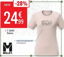 Intersport Millet T-shirt Dames aanbieding