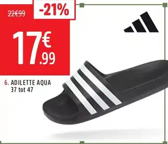 Intersport Adilette aqua aanbieding