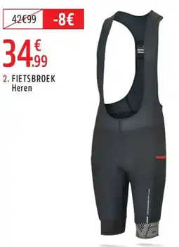 Intersport Fietsbroek Heren aanbieding
