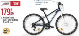 Intersport Kinderfiets cliff evo junior aanbieding