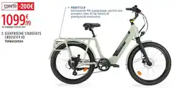 Intersport Elektrische stadsfiets crosscity V2 Volwassenen aanbieding