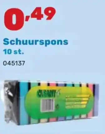 Happyland Schuurspons aanbieding