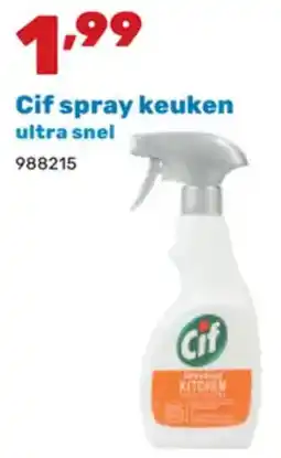 Happyland Cif spray keuken aanbieding