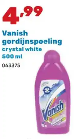 Happyland Vanish gordijnspoeling crystal white aanbieding