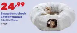 Happyland Snug donutbed/ kattentunnel aanbieding