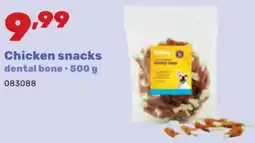 Happyland Chicken snacks dental bone aanbieding
