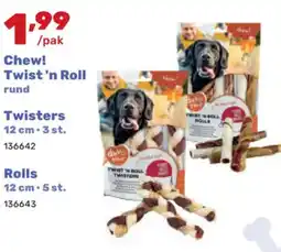 Happyland Chew! Twist 'n Roll rund aanbieding