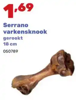 Happyland Serrano varkensknook aanbieding