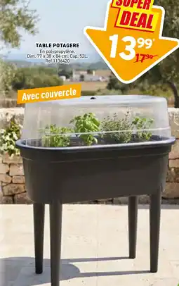 Trafic Table potagere aanbieding