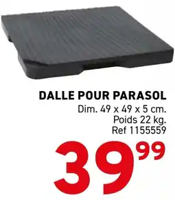 Trafic Dalle pour parasol aanbieding