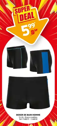 Trafic Boxer de bain homme aanbieding