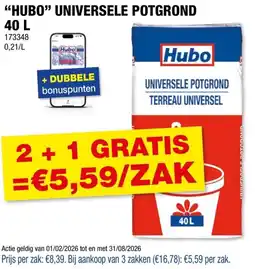 Hubo Hubo universele potgrond aanbieding