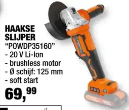 Hubo Haakse slijper POWDP35160 aanbieding
