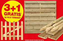 Hubo Alle tuinhout aanbieding