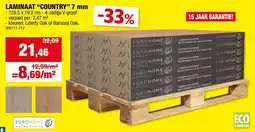 Hubo Laminaat country 7 mm aanbieding