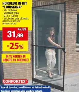 Hubo Hordeur in kit louisiana aanbieding