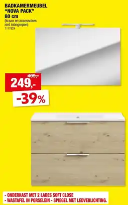 Hubo Badkamermeubel nova pack aanbieding