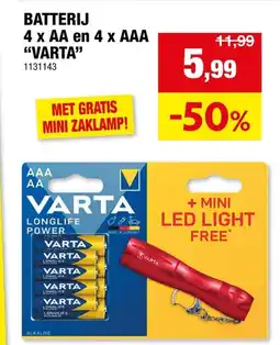 Hubo Batterij varta aanbieding