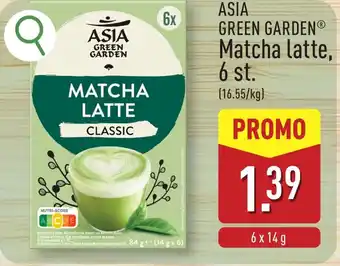 Asia green garden Matcha latte