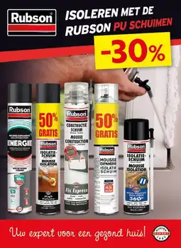 Hubo Rubson isoleren aanbieding