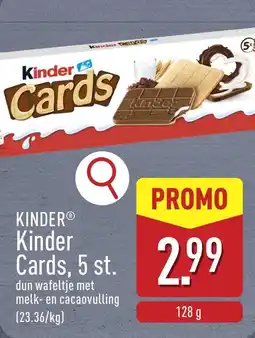 ALDI Kinder Cards, 5 st aanbieding