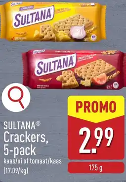 ALDI Sultana Crackers aanbieding