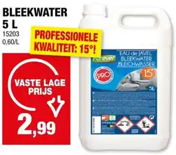 Hubo Bleekwater aanbieding