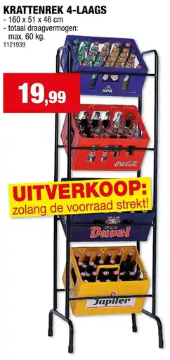 Hubo Krattenrek 4-laags aanbieding