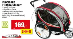 Hubo Plooibare fietskar/buggy aanbieding