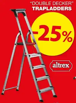 Hubo Altrex Double decker trapladders aanbieding