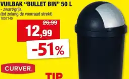 Hubo Vuilbak bullet bin aanbieding
