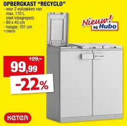 Hubo Opbergkast recyclo aanbieding
