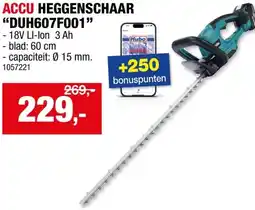 Hubo Accu heggenschaar DUH607F001 aanbieding