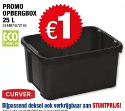 Hubo Promo opbergbox aanbieding