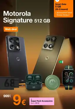 Orange Motorola Signature 512 GB aanbieding