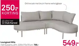 Karwei Loungeset Mila aanbieding