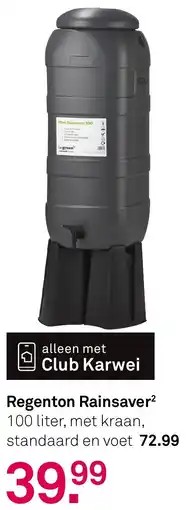 Karwei Regenton Rainsaver aanbieding