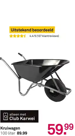 Karwei Kruiwagen aanbieding